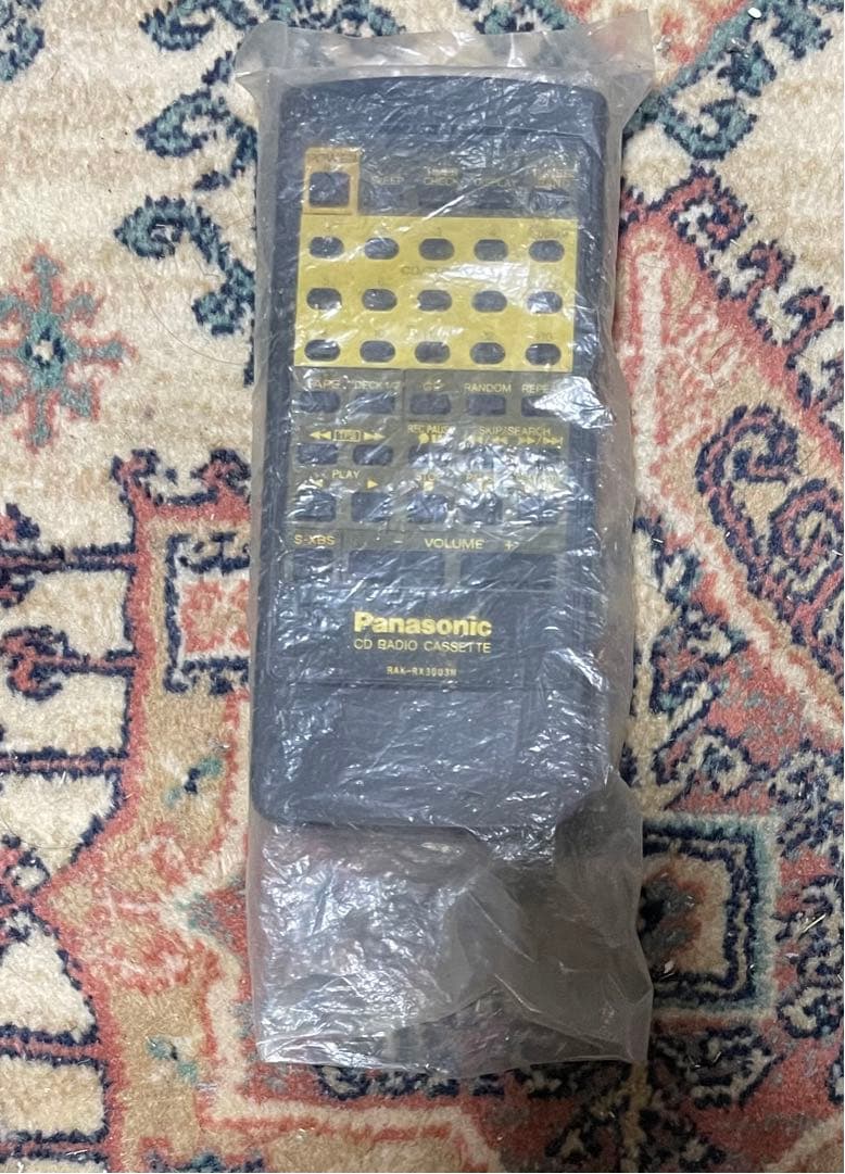 未使用 パナソニックRX-DT7 ラジカセ 付属 リモコン Panasonic