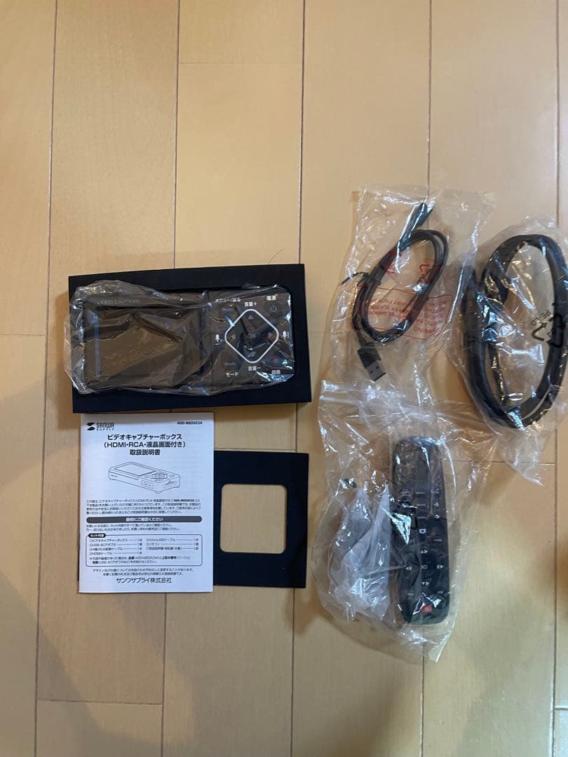 新品未使用　サンワダイレクト　400-MEDI034 ビデオキャプチャー　おまけ