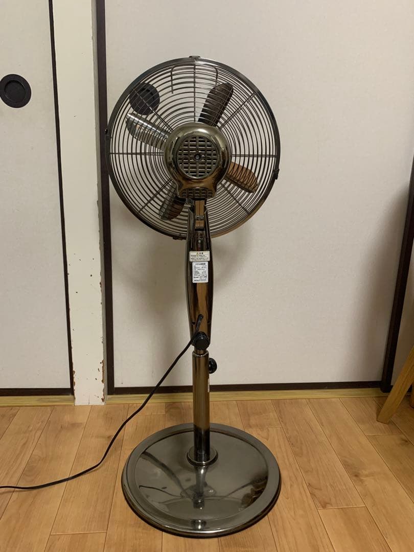 ドウシシャ メタル扇風機 LIR-350 レトロ