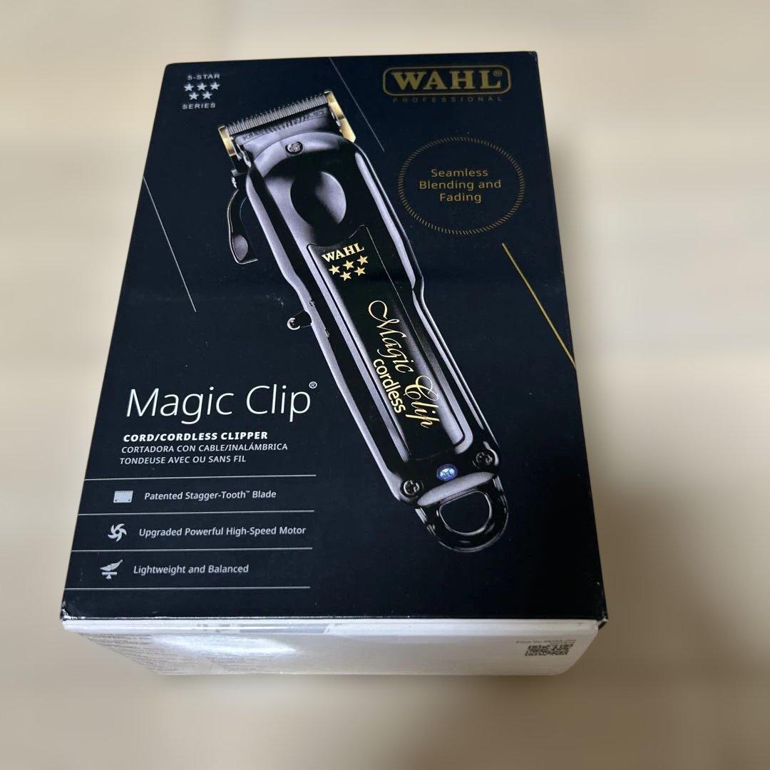 未使用品WAHL Magic Clip コードレスクリッパー　ブラック