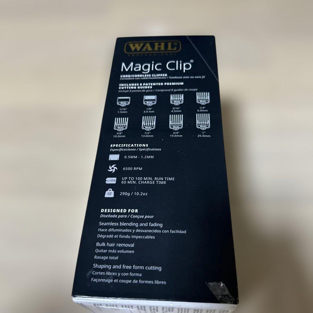 未使用品WAHL Magic Clip コードレスクリッパー　ブラック