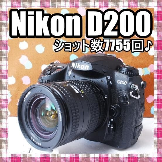 ✨ショット数7755回✨元箱付き✨Nikon D200 レンズセット