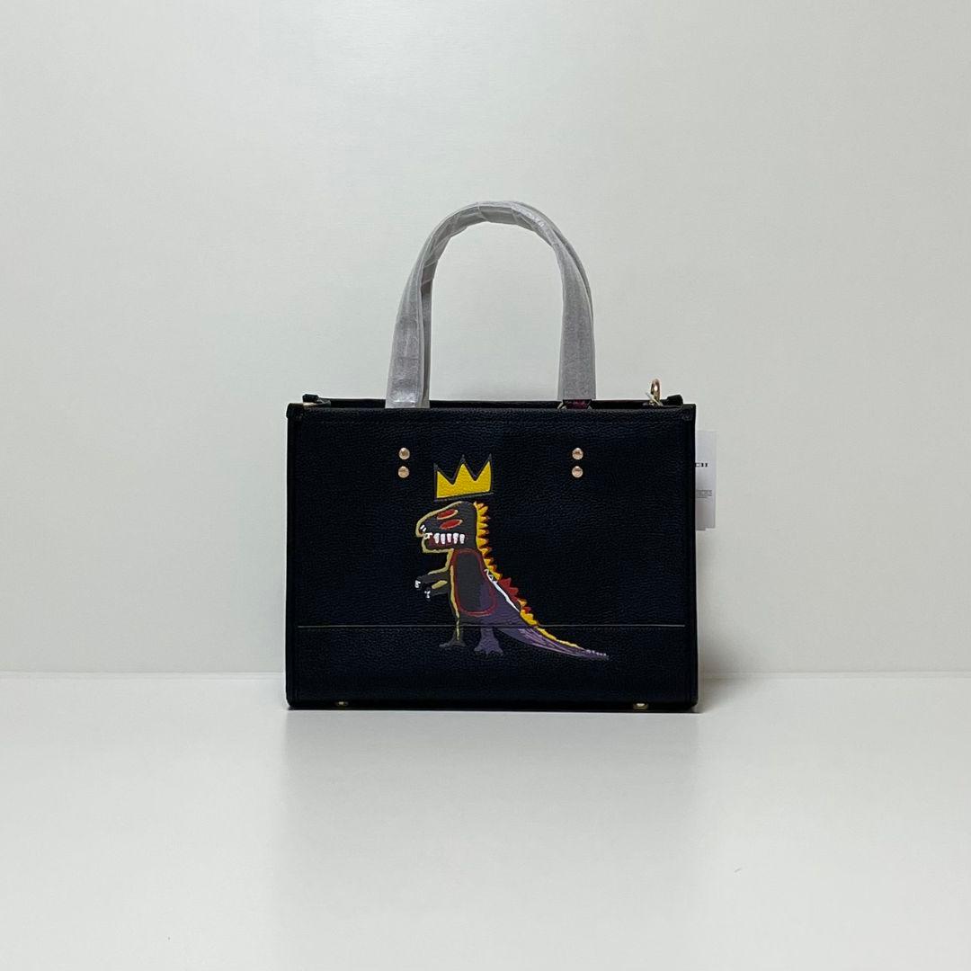 COACH トートバッグ ブラック バスキア　C5661