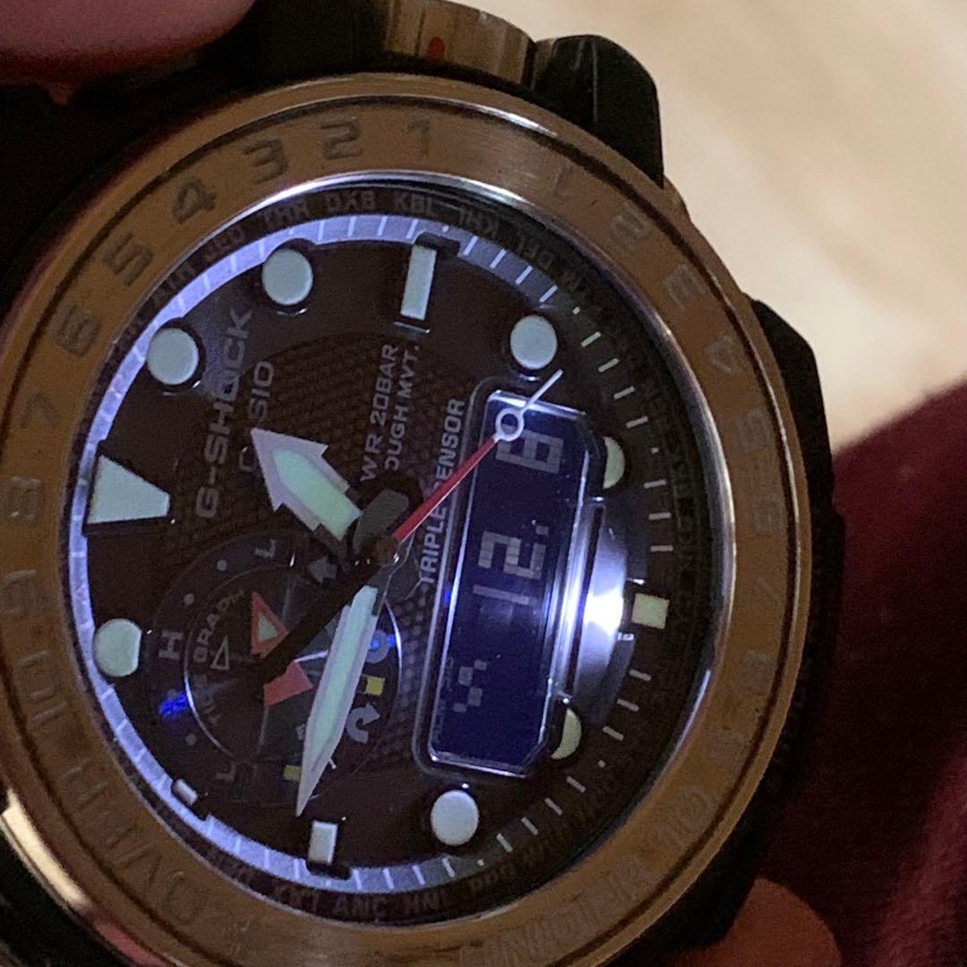 時計 CASIO G-SHOCK GWN-1000B Marine SilverSky