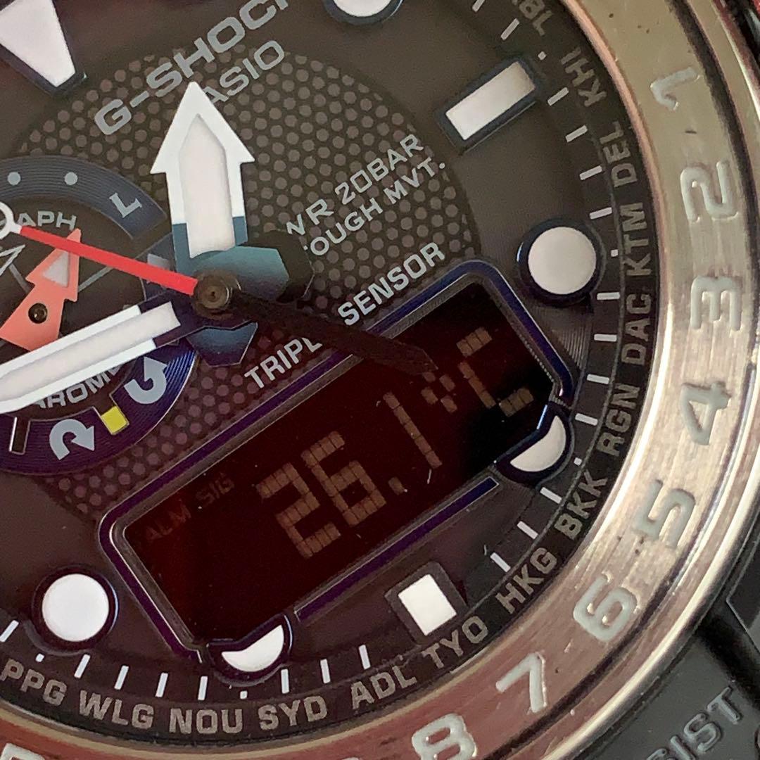 時計 CASIO G-SHOCK GWN-1000B Marine SilverSky