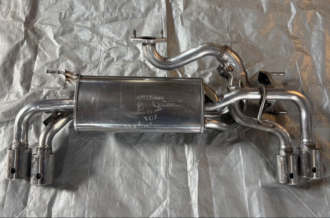 アバルト124 スパイダー　RECORDMONZA レコードモンツァ マフラー