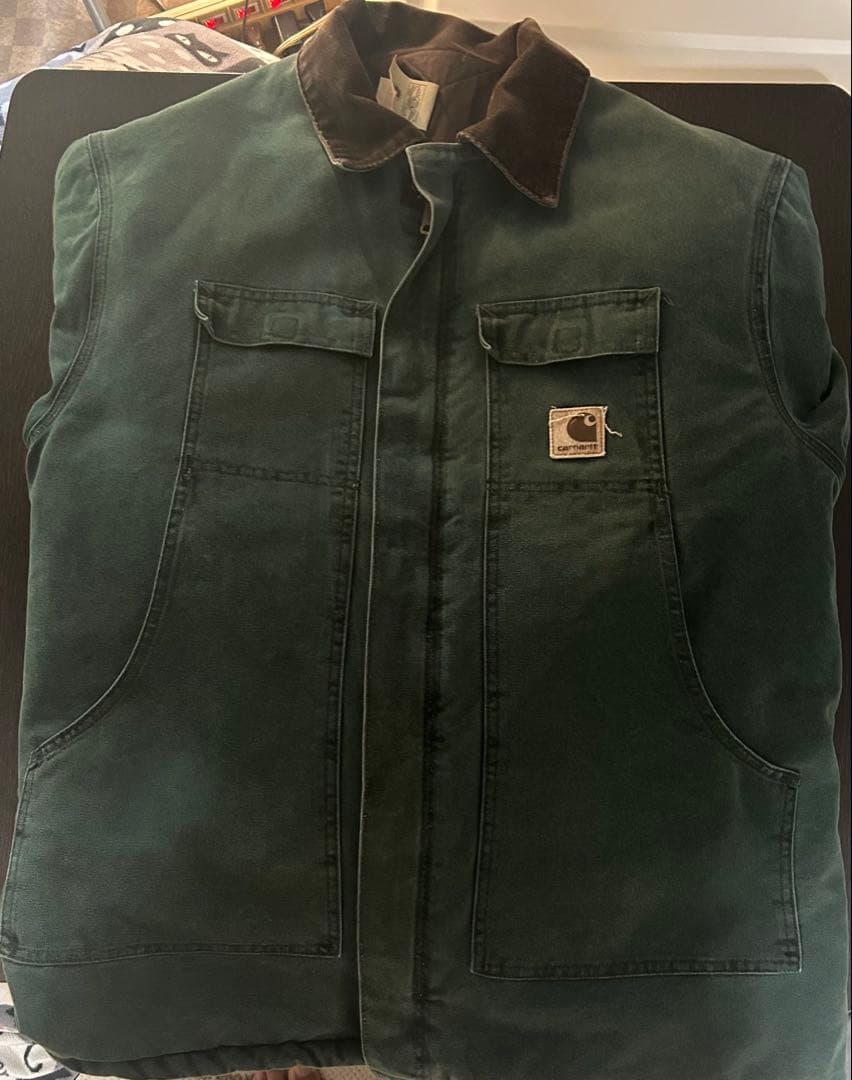 Carhartt ダークグリーン作業用ジャケット