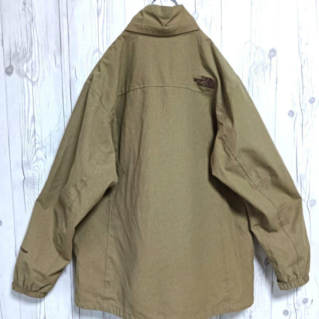 ノースフェイス　ブルゾンジャケット　メンズXXL ベージュ　大きめ　古着