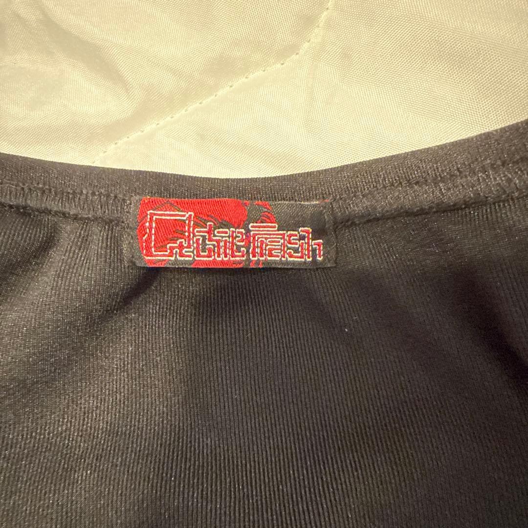 bitte ブラック キャミソール クロスストラップ