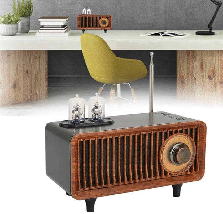 レトロBluetoothスピーカー、ポータブルBluetoothビンテージ