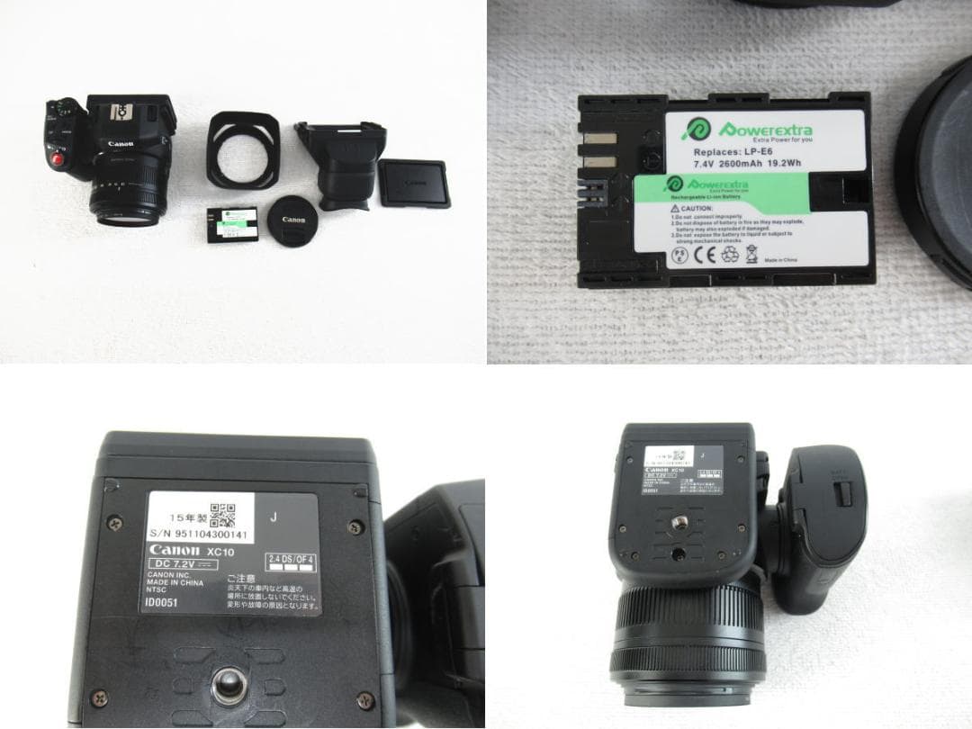 ■080101-178■美品■キャノン■ビデオカメラ■4K■XC10■