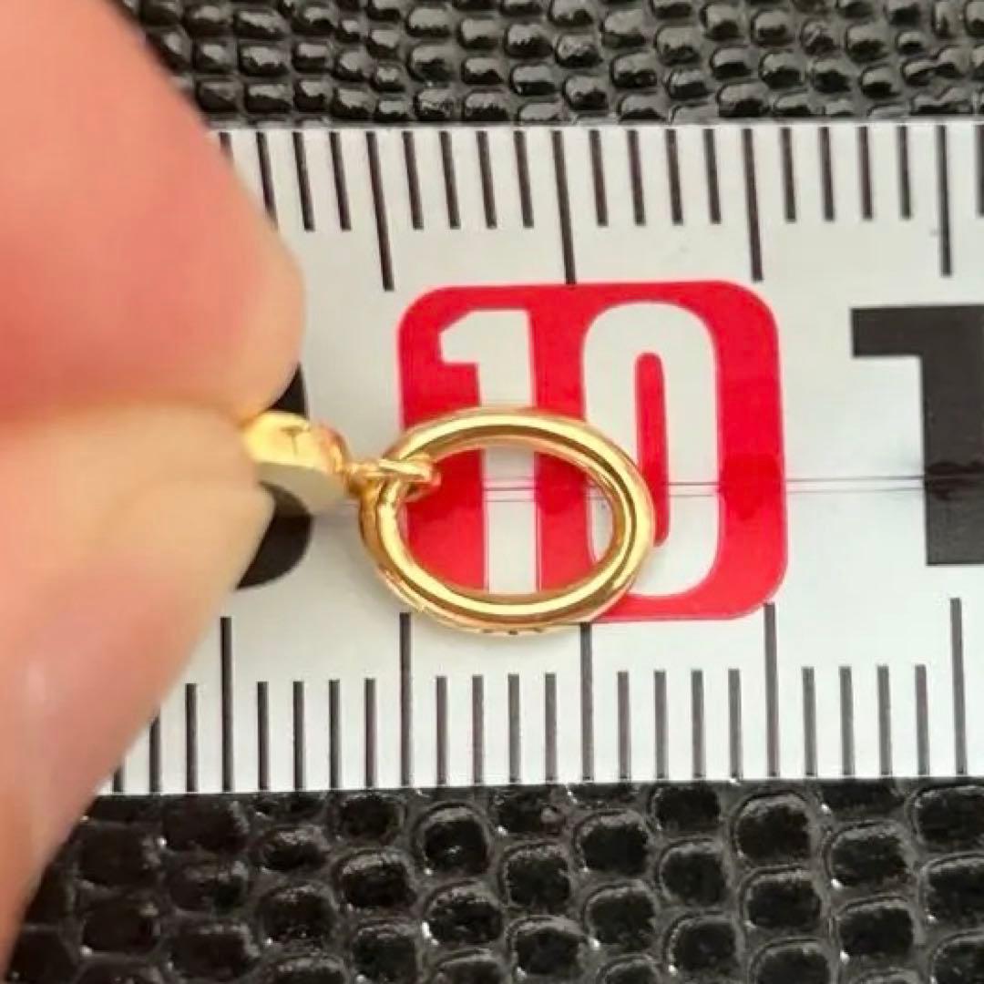 最終値下げ　K18YG DIA ナンバーチャーム 「8」　トップのみ