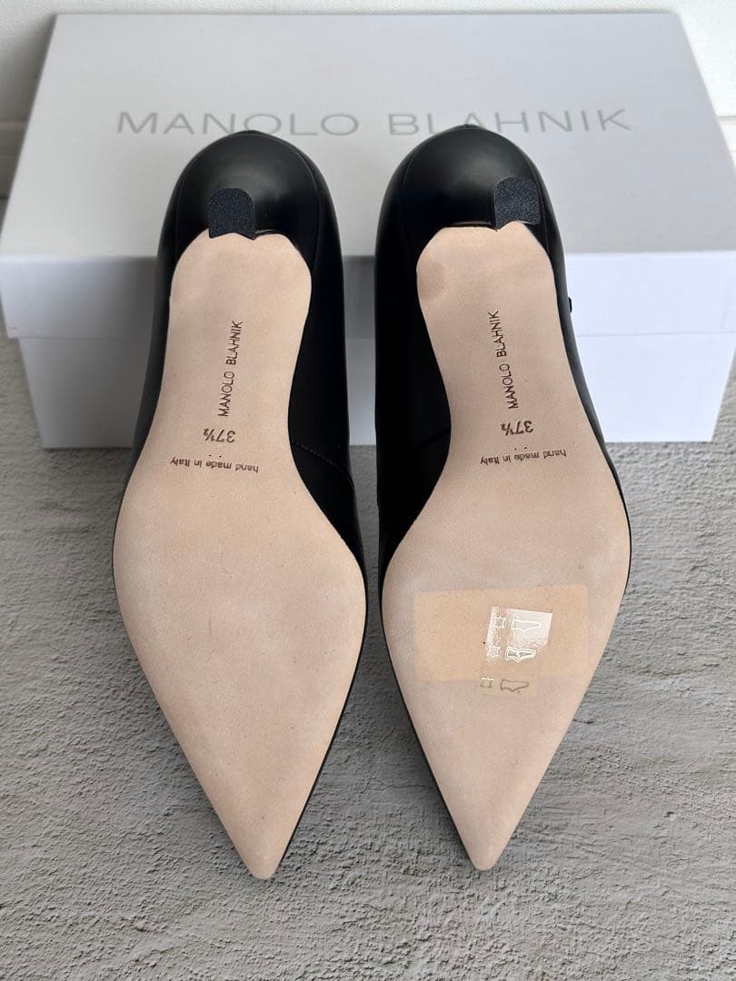 新品未使用　マノロブラニク 黒　37.5 メリージェーン