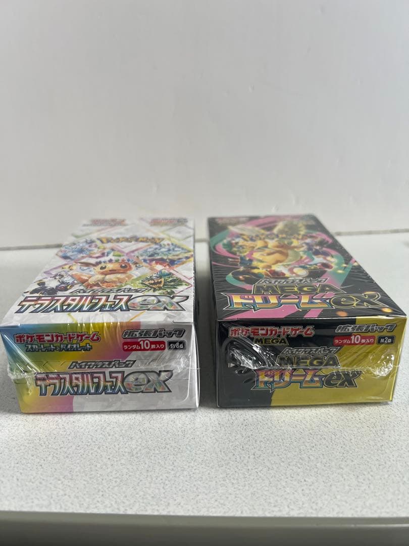 ポケモンカード　テラスタルフェスBOX &メガドリームBOX シュリンク付き