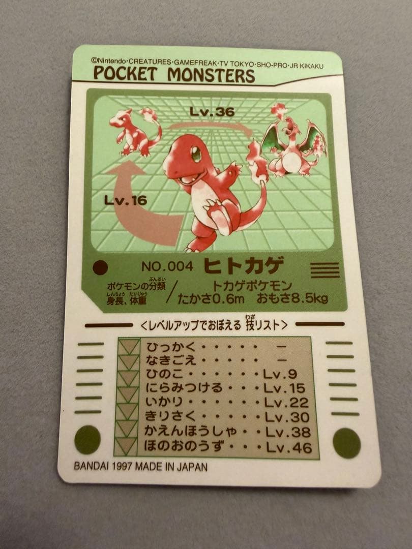 シールダス　リザードン　リザード　ヒトカゲ　3枚セット