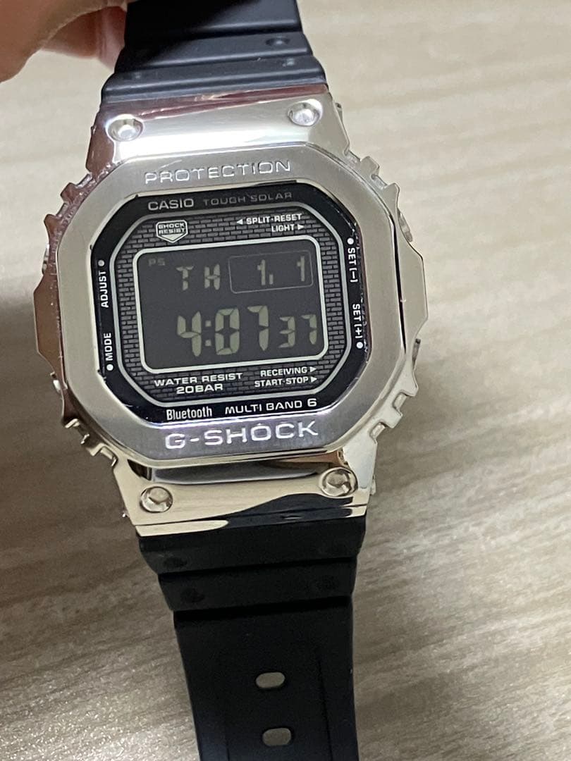 CASIOG-SHOCK シルバー GMW-B5000-1JF