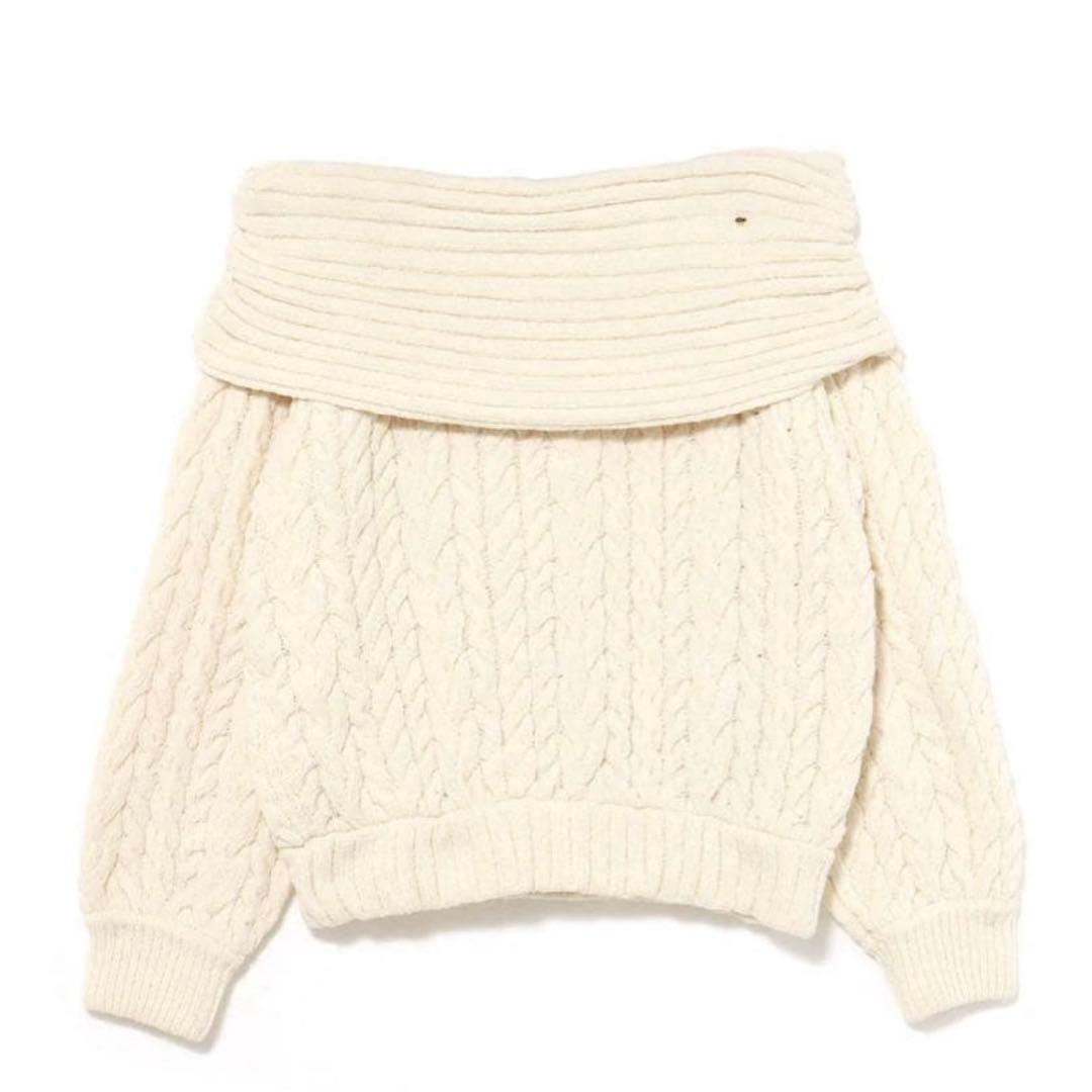 ♡ Kiki cable loose knit♡andmary