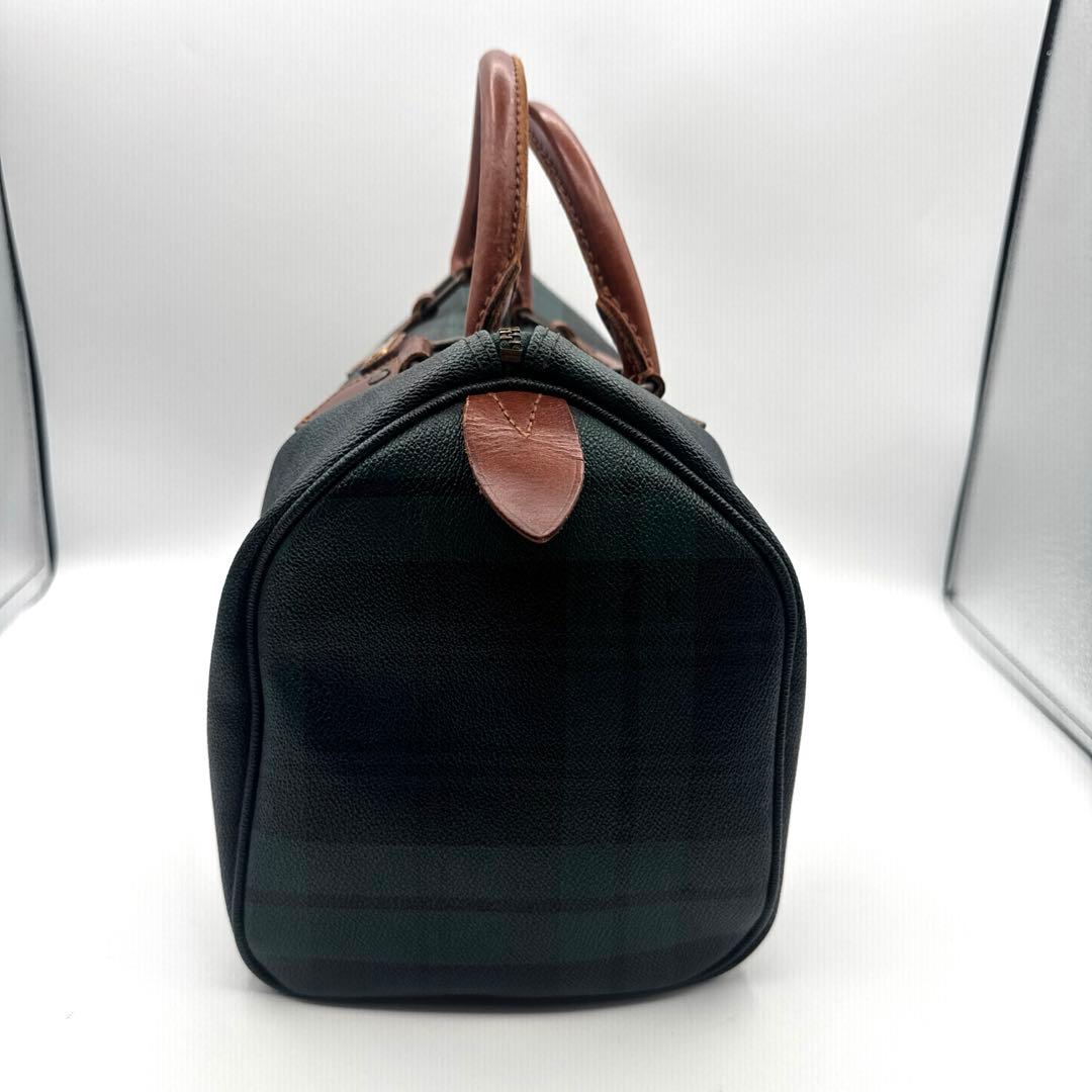 Polo Ralph Lauren ミニボストンバッグ ブラックウォッチ PVC