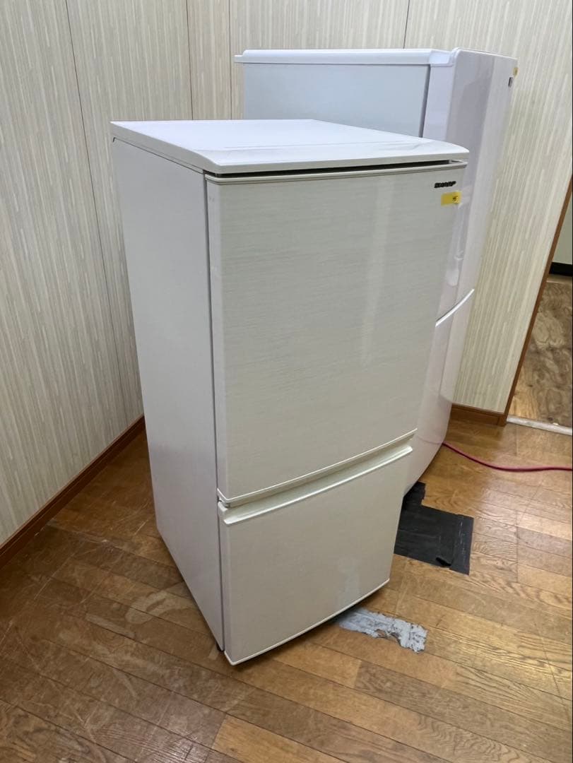 #46 SHARP 2019年 137L SJ-D14E-W どっちもドア 冷蔵