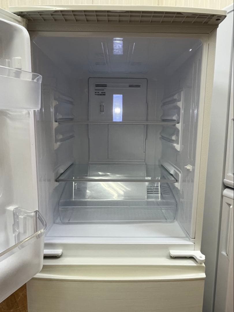 #46 SHARP 2019年 137L SJ-D14E-W どっちもドア 冷蔵