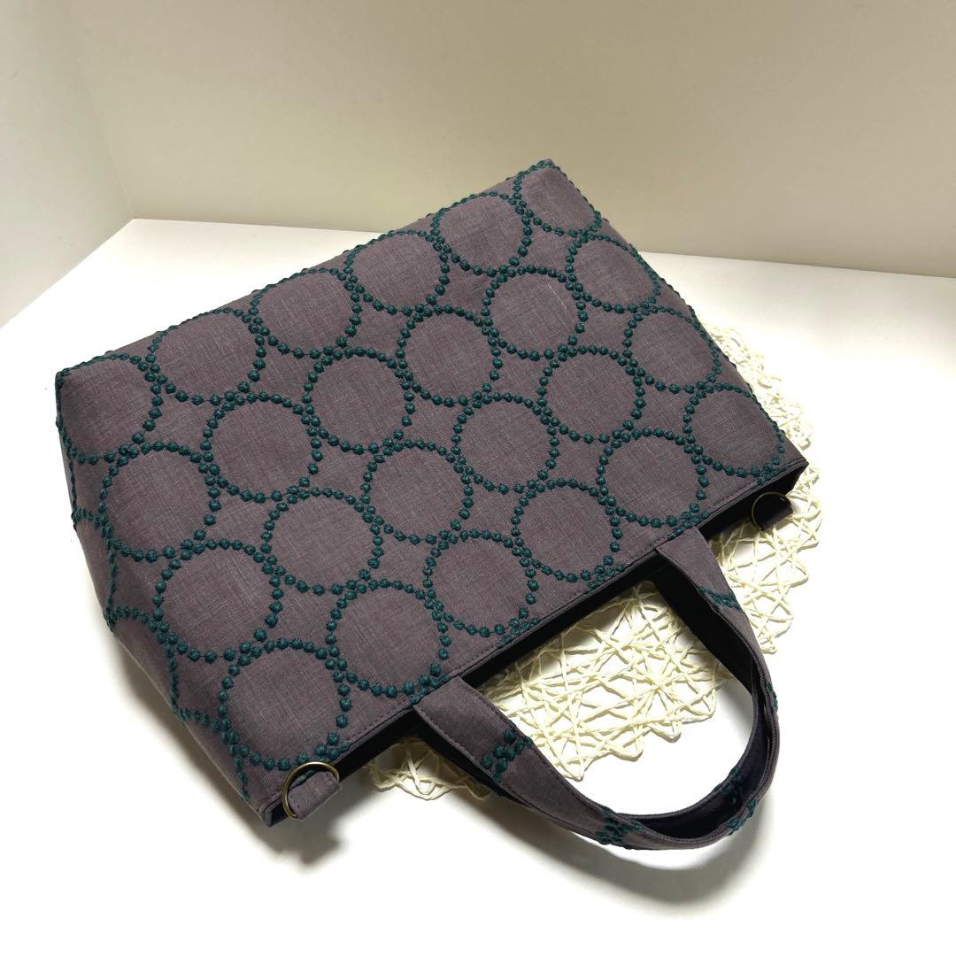 《SALE》ミナペルホネン　パニーニ風トートバッグ