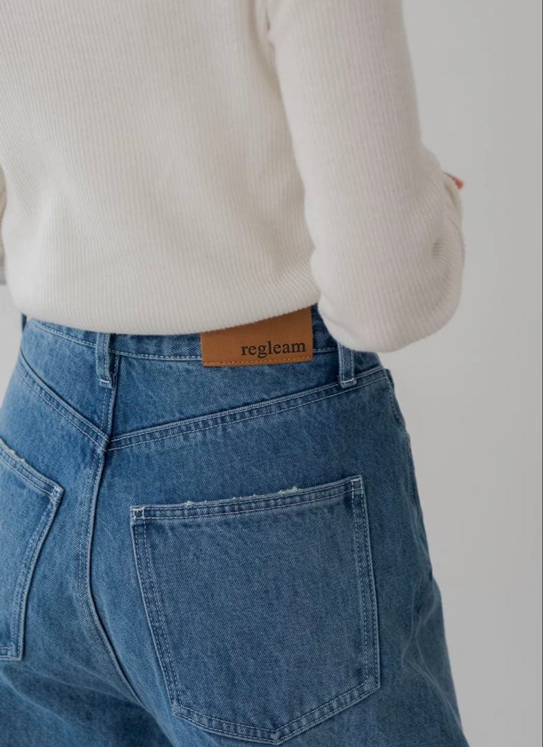 regleam エンボスカーブデニム(XSサイズ）【新品未使用】