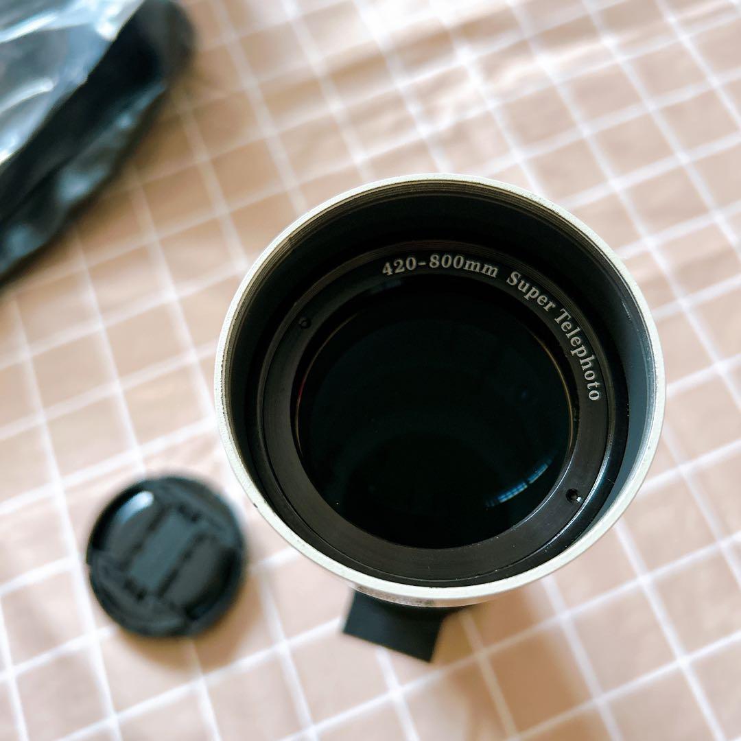 420-800mm T2-EOS マニュアルフォーカスズームレンズ 望遠レンズ