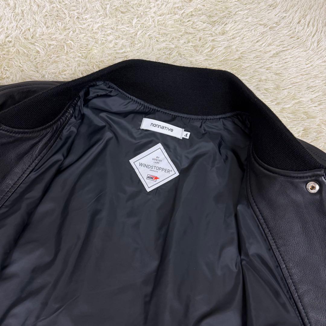 ジャケット・アウター nonnative STUDENT BLOUSON SHEEP LEATHER