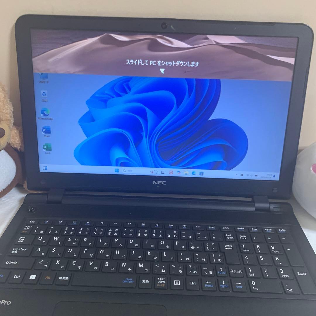 NEC VersaPro ノートPC Intel i3 8GB RAM