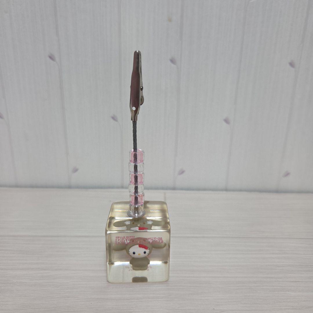 【激レア】2007年、サンリオキティ　KABURINBO　メモスタンドクリップ