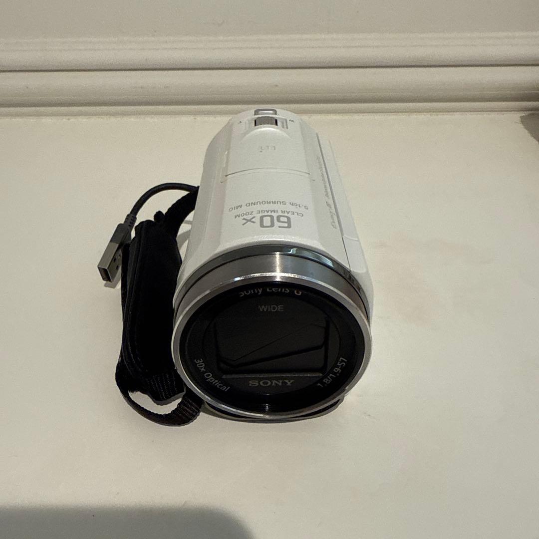 【ビデオカメラ】SONY HDR-CX535（白）　16GB SDカード付