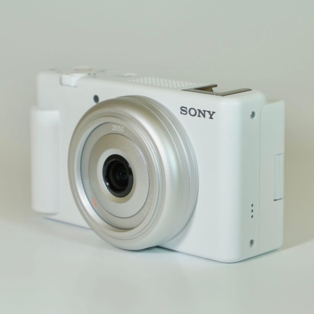美品 SONY VLOGCAM ZV-1F ホワイト 動作確認済み