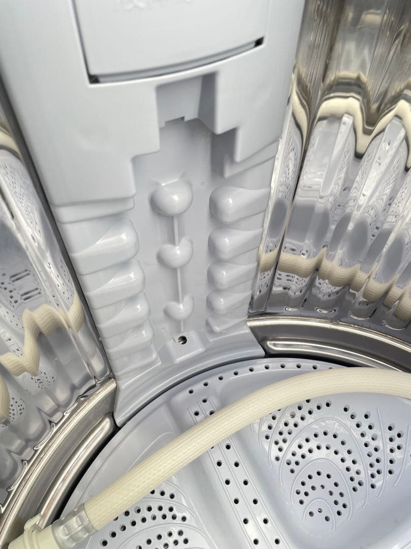 914 シャープ 5.5kg洗濯乾燥機 熱乾燥搭載 穴なし槽 黒カビ抑制 清潔