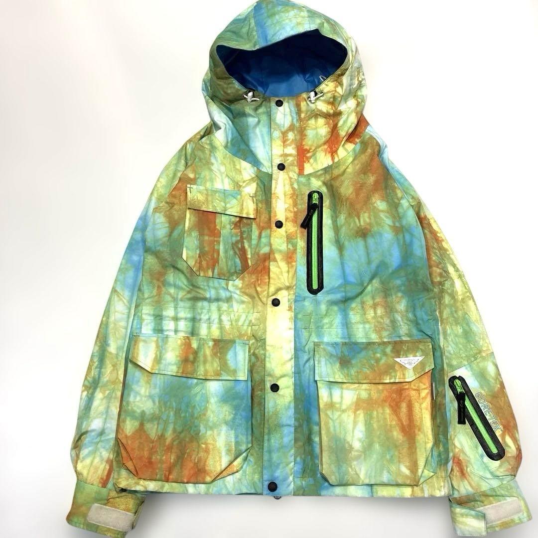 【美品/メンズM /ゴアテックス】SP Design スノボーウェア　上下　総柄