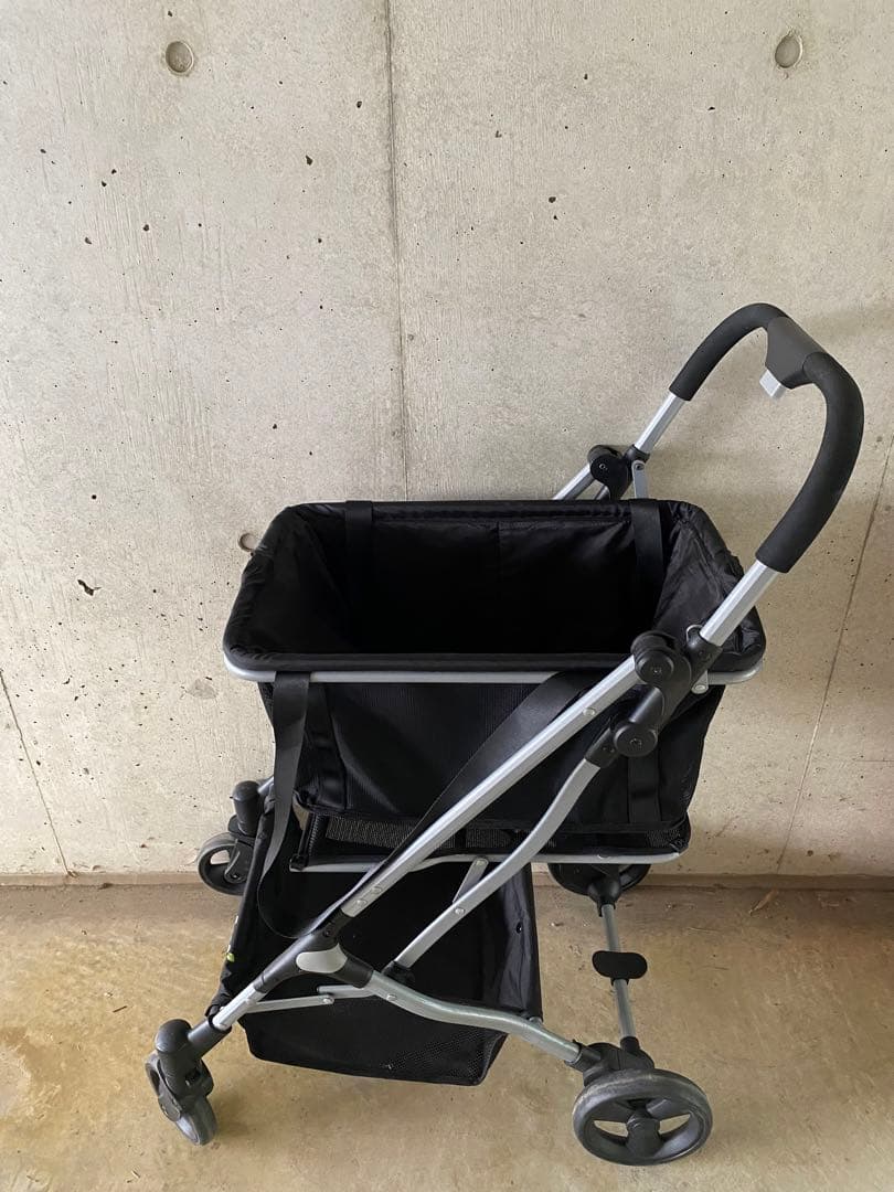 【11000円から値下げ】EcoCa折りたたみ式ショッピングカート　ブラック