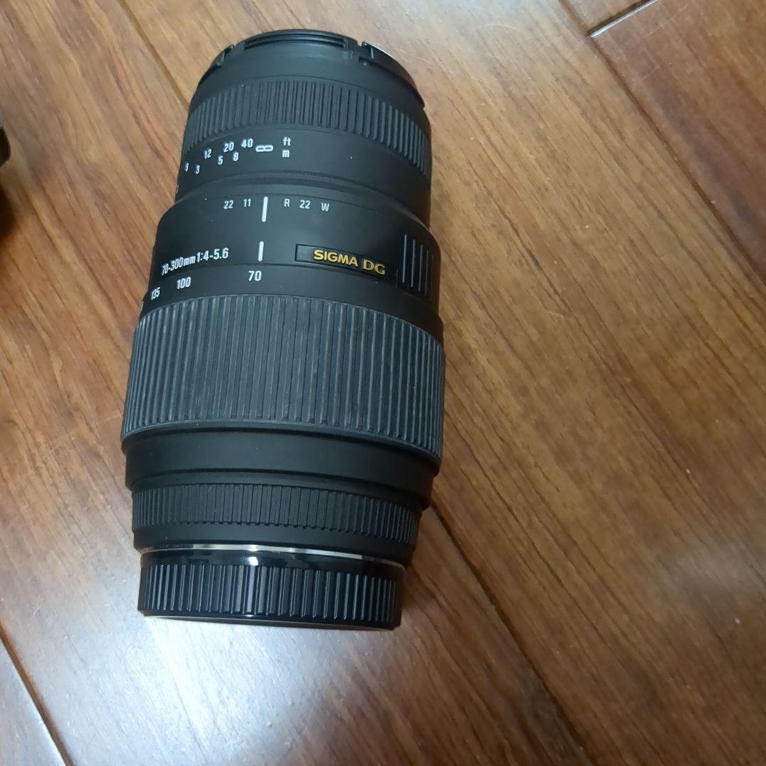 SONY α200 デジタル一眼レフカメラ sigma 70-300レンズ付属