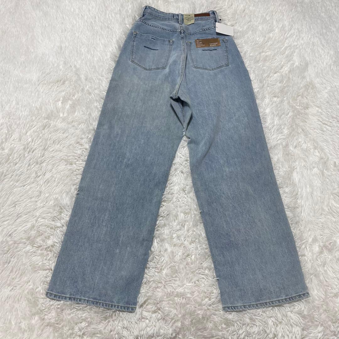 新品未使用 YANUK ヤヌーク JOAN ルーズストレートデニム 22