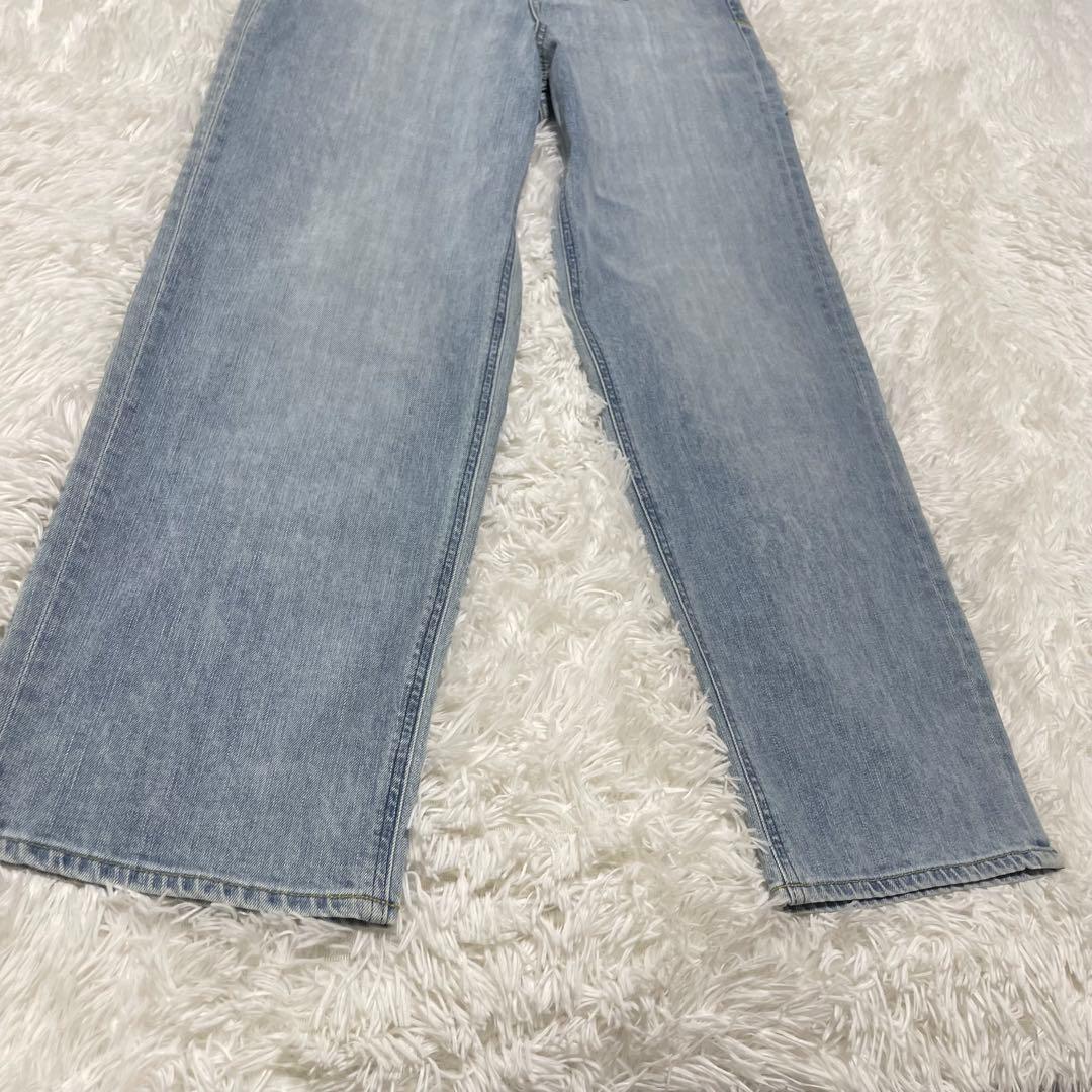 新品未使用 YANUK ヤヌーク JOAN ルーズストレートデニム 22