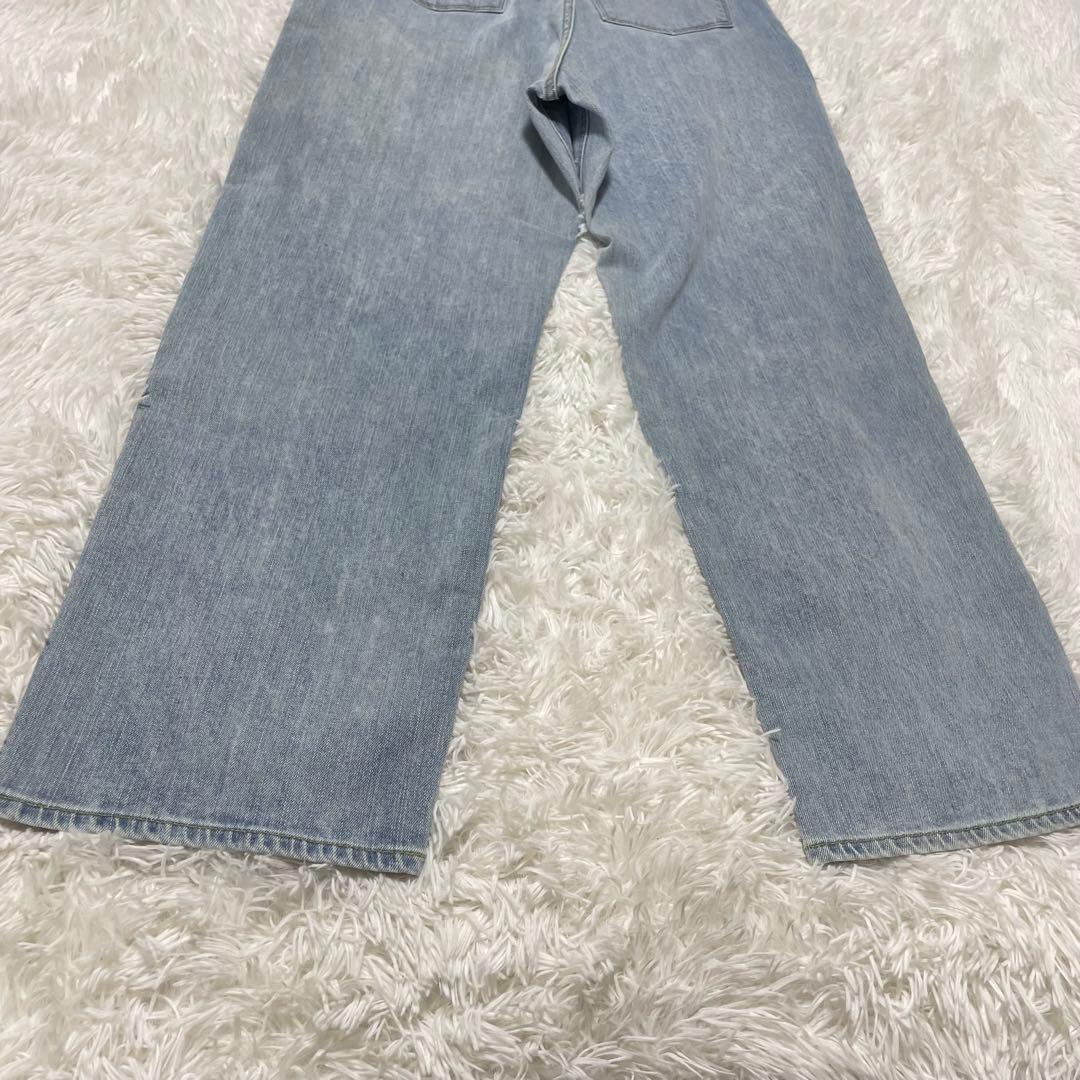 新品未使用 YANUK ヤヌーク JOAN ルーズストレートデニム 22