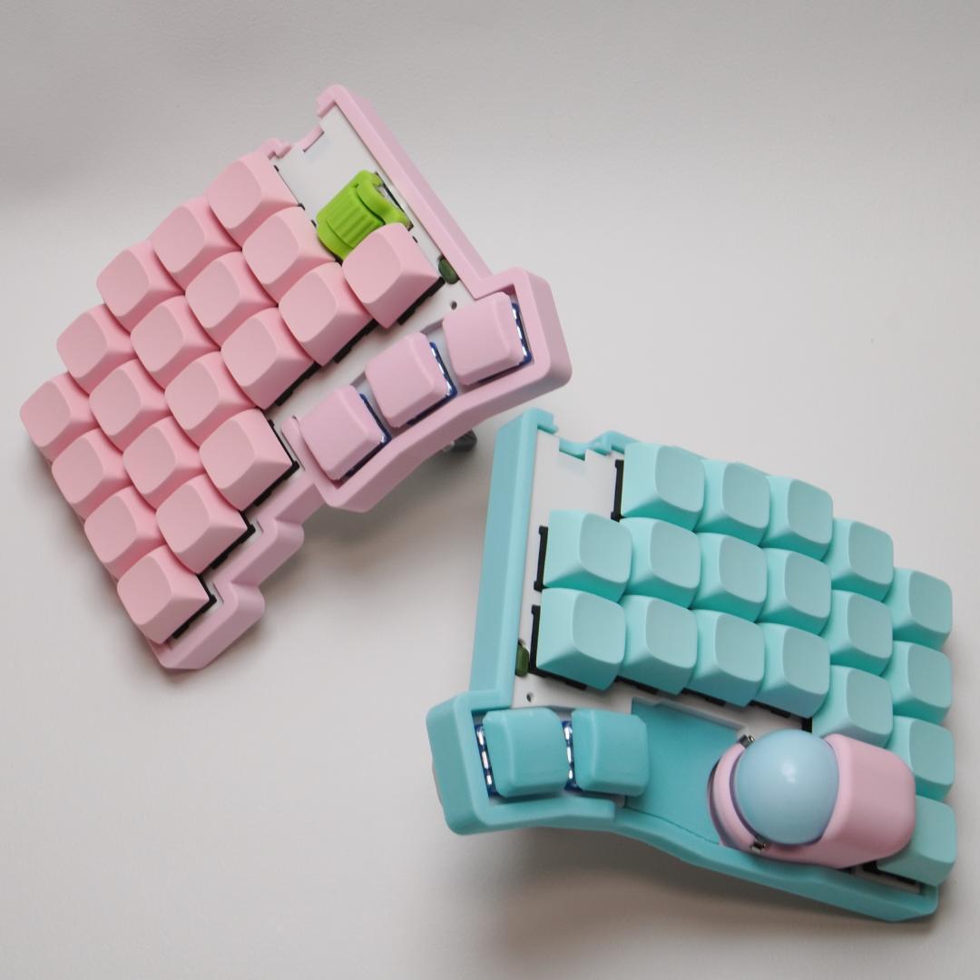 【やた氏専用】左右分割式トラックボール付きワイヤレスキーボード