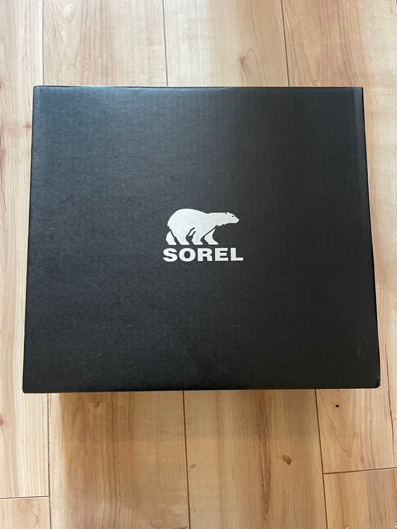 超美品⭐︎SOREL ブラック スノーブーツ　ウィットニーショートレース24cm