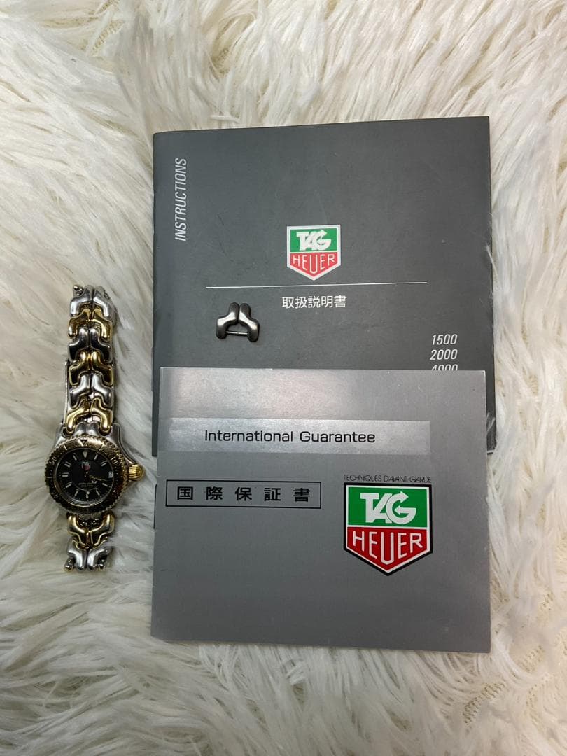 【稼働品】TAGHEUER　タグホイヤー セル クォーツ　WG1420-0