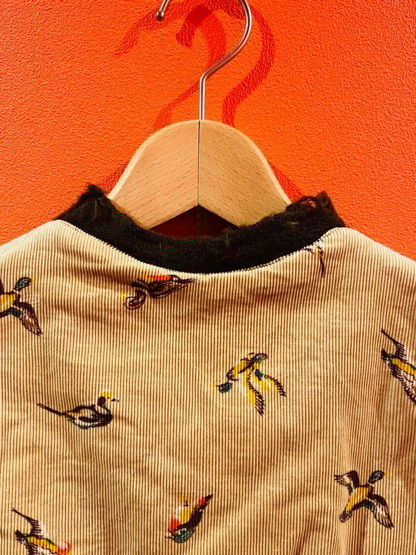 special Duxbak コーデュロイ　総柄　ベスト　vintage 50s