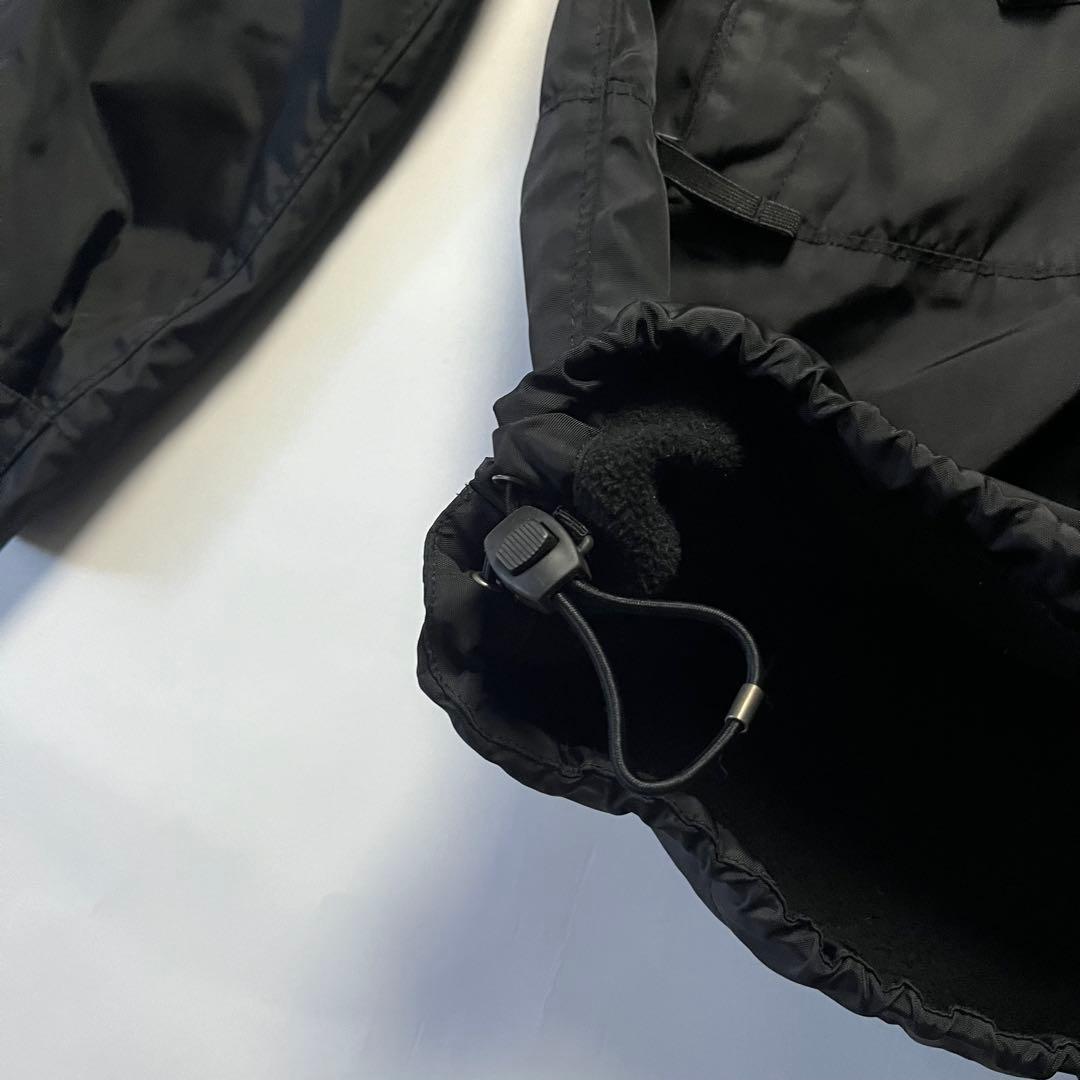 ラルフローレン ナイロン フリース 中綿ジャケット ブラック 黒 M L