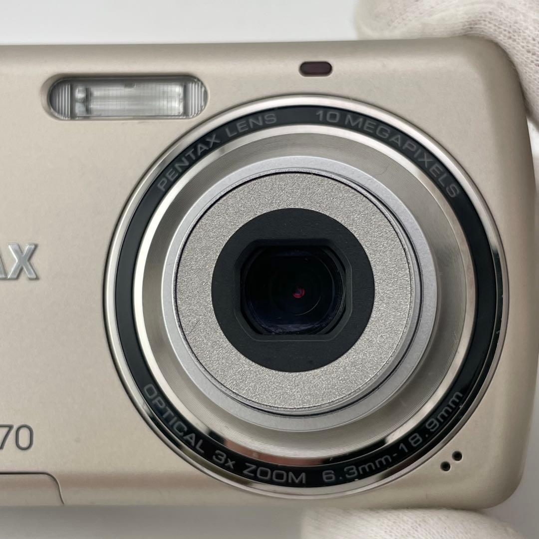 乾電池式/実写美⭕️良品【動作確認済】PENTAX Optio E70