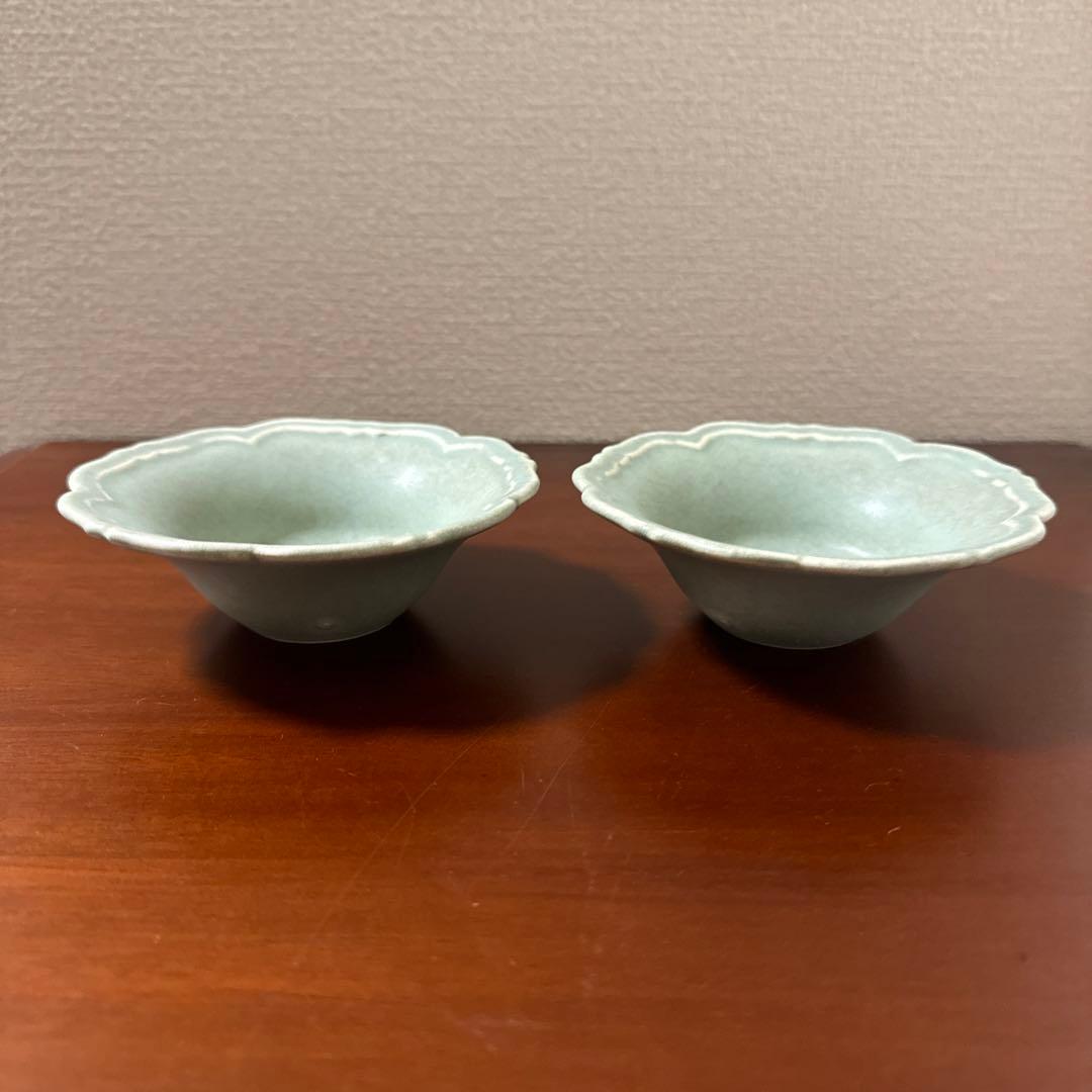 【未使用】Awabi ware アワビウェア　輪花　小鉢2個セット