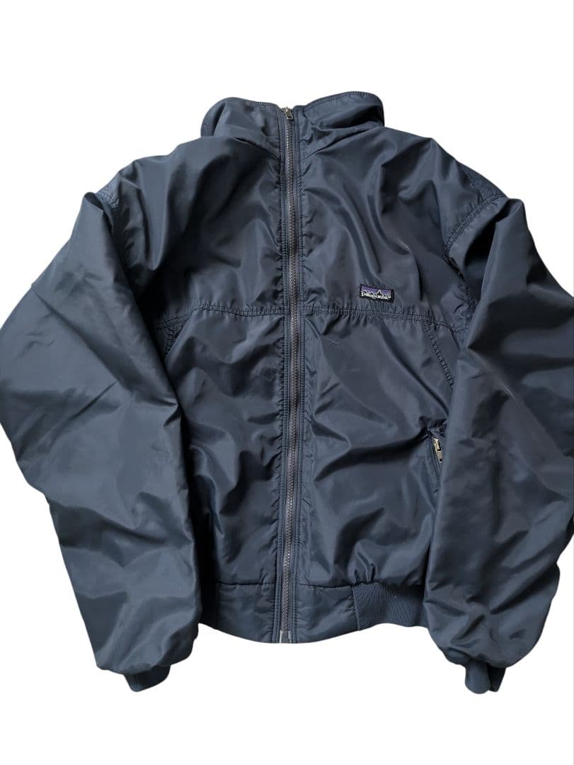 Patagonia　シェルドシンチラ　キャプリーン　美品ブルーブラックusa着画