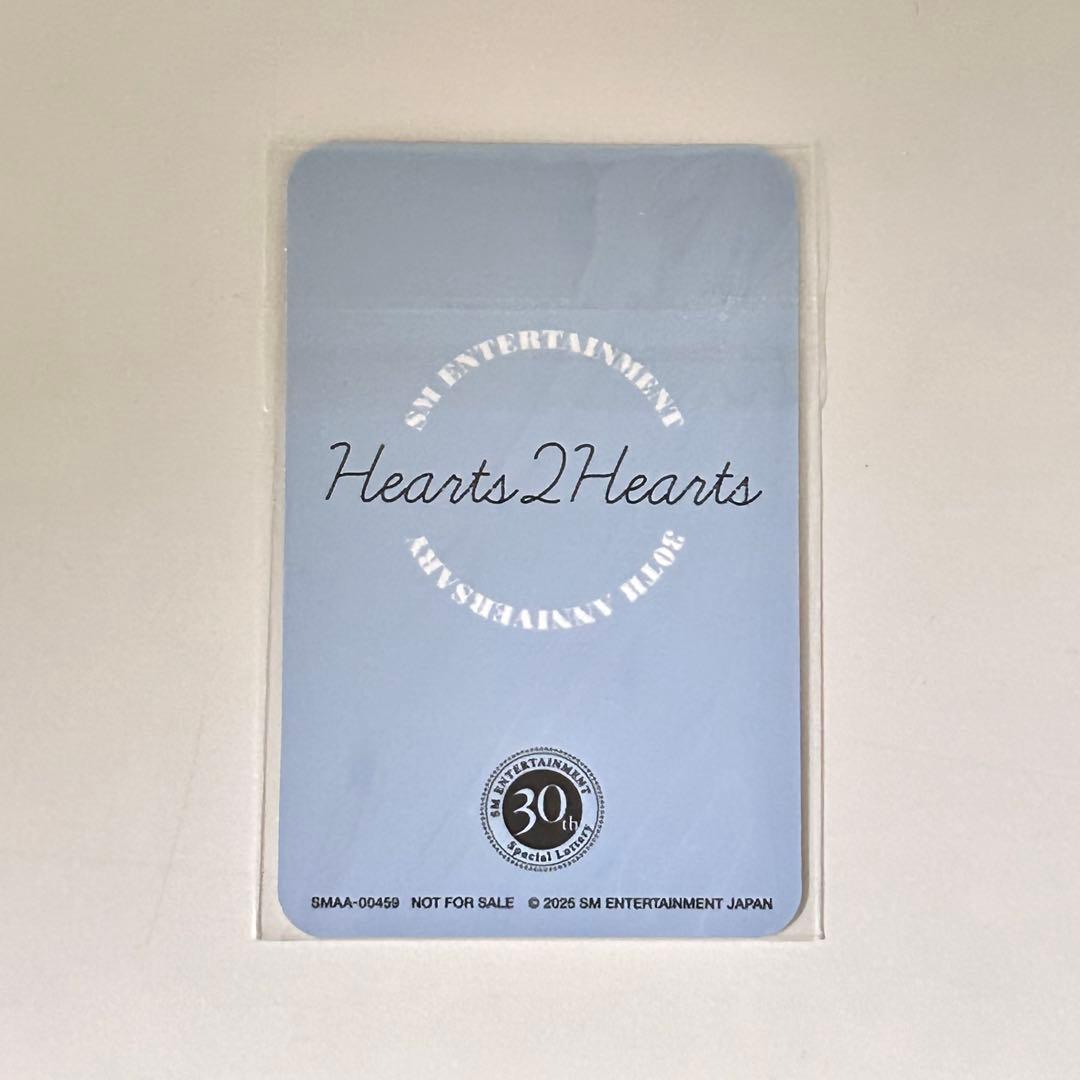 Hearts2Hearts SMTOWN30周年 ジュウン トレカ