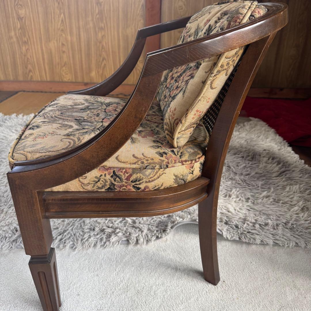 美品★最高級アームチェア★カリモクdomani/ドマーニ 4脚セット　椅子　②