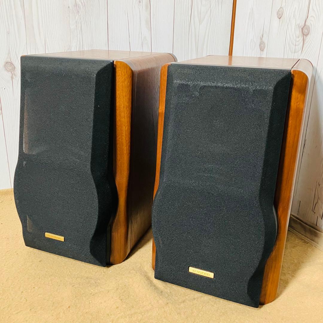 美品 KENWOOD LSF-777 ブックシェルフペアスピーカー
